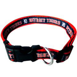 Pets First Detroit Tigers Detroit Tigers Detroit Tigers Nylon Dog Collar Large