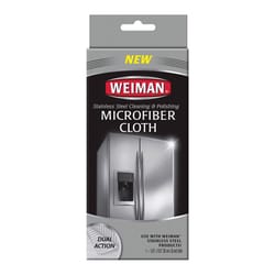 Weiman Microfiber Stainless Steel Cleaning and Polishing Cloth 13.8 in. W X 13.8 in. L 1 pk