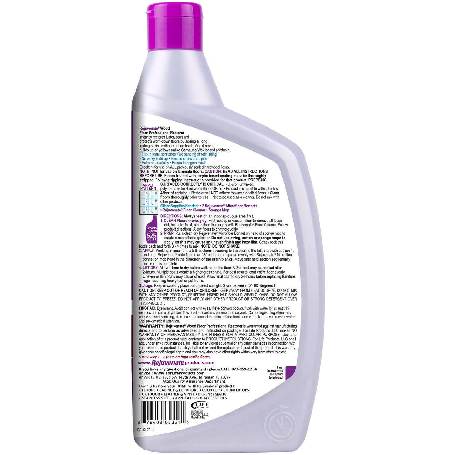 Rejuvenate Satin Polyurethane Floor Protector Liquid 32 Oz Ace
