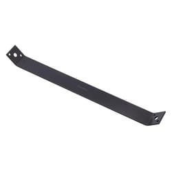 Hampton 16.3 in. H X 1.5 in. W X 1/8 in. D Black Steel Inside Strap Brace