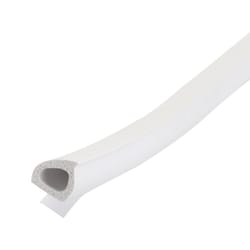 M-D BUILDING PRODUCTS PLATINUM White EPDM Rubber Foam Weatherstrip For Windows 204 in. L X 0.38 in.