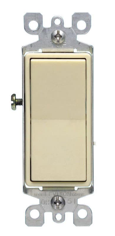 05604-2IS Leviton Decora 15 amps Four Pole 4-Way / Rocker AC sku 05604-2IS