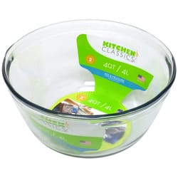 Kitchen Classics 10 in. Mixing Bowl Clear