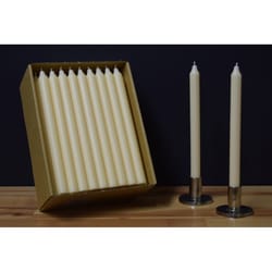 Kiri Tapers Butter Cream Unscented Scent Taper Candle