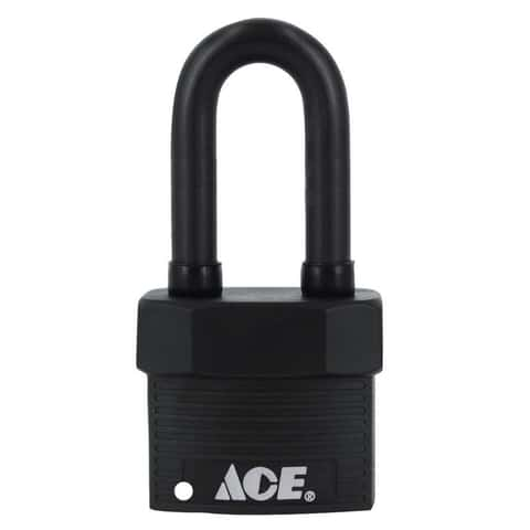 Ace 1 5 8 in. H X 2 in. W X 1 1 8 in. L Steel Double Locking Padlock Mfr 382 42051 Ace Hardware