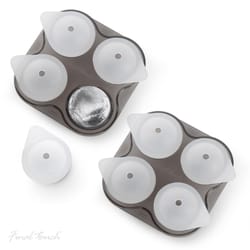 Final Touch Gray Plastic Ice Tray