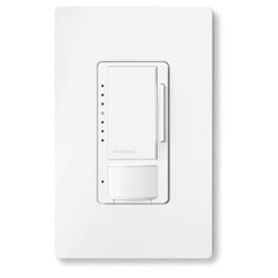 Lutron Maestro White 150 W Motion Sensor Dimmer Switch 1 pk