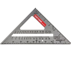 Craftsman 7 in. L X 7 in. H Aluminum Rafter Square