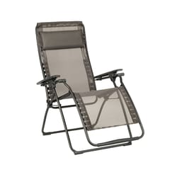 Lafuma Futura Gray Steel Frame Modern Armchair