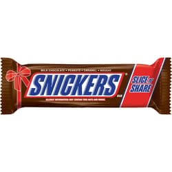 Snickers Slice n' Share Milk Chocolate, Peanuts, Caramel, Nougat Candy Bar 16 oz