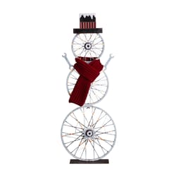 Glitzhome Snowman 34 in. Porch Decor