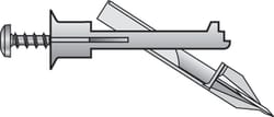 HILLMAN .138 in. D X 2-1/2 in. L Zinc Pan Head Zip Toggle Anchors 10 pk