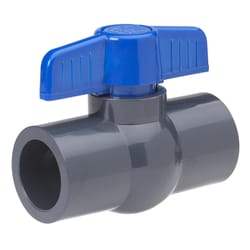 Homewerks 1/2 in. PVC Slip Ball Valve Full Port T-Handle