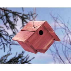 North States 6.25 in. H X 7.25 in. W X 6 in. L Wood Bird House
