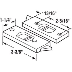 Prime-Line White Vinyl Window Tilt Latch 1-1/4 in. W X 3.375 in. L For Wood Window 1 pk