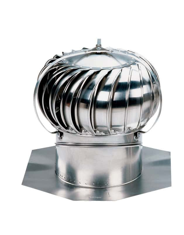 Turbine Vent - Galvanized - 16 Inch