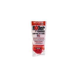 Wooster 2 in. W Red Polypropylene Roller Gauge