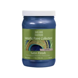 Modern Masters Shimmer Satin Sapphire Metallic Paint 1 qt