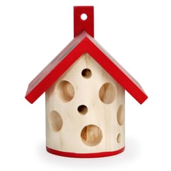 Kikkerland 2.4 in. H X 3.9 in. W X 3.9 in. L Wood Insect House