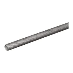 SteelWorks 12 in. L Zinc-Plated Steel Threaded Rod