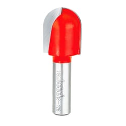 Freud 1 in. D X 1/2 in. X 2-13/16 in. L Carbide Round Nose Router Bit