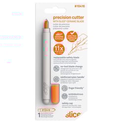 Slice 5.55 in. Pen Shape Precision Cutter White 1 pc