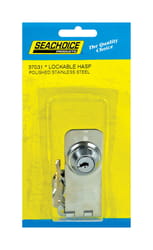 Seachoice Polished Stainless Steel 3 in. L x 1-1/8 in. W Lockable Hasp 1 pk