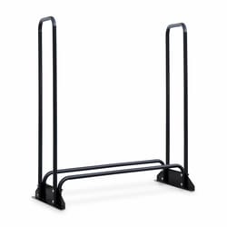 Champion Black Powder Coated Steel Log Rack