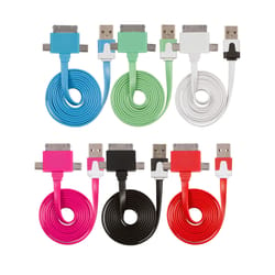GetPower USB Charge and Sync Cable 3 ft. Assorted