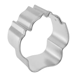 R&M International Corp International Corp 1 in. W X 1 in. L Mini Dog Paw Cookie Cutter Silver 1 pc