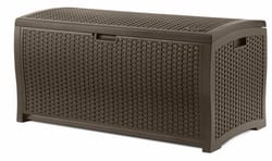 Suncast 50 in. W X 26 in. D Brown Plastic Deck Box 99 gal