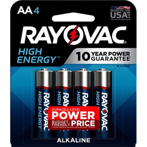 D HIGH ENERGY™ Alkaline Batteries - Rayovac