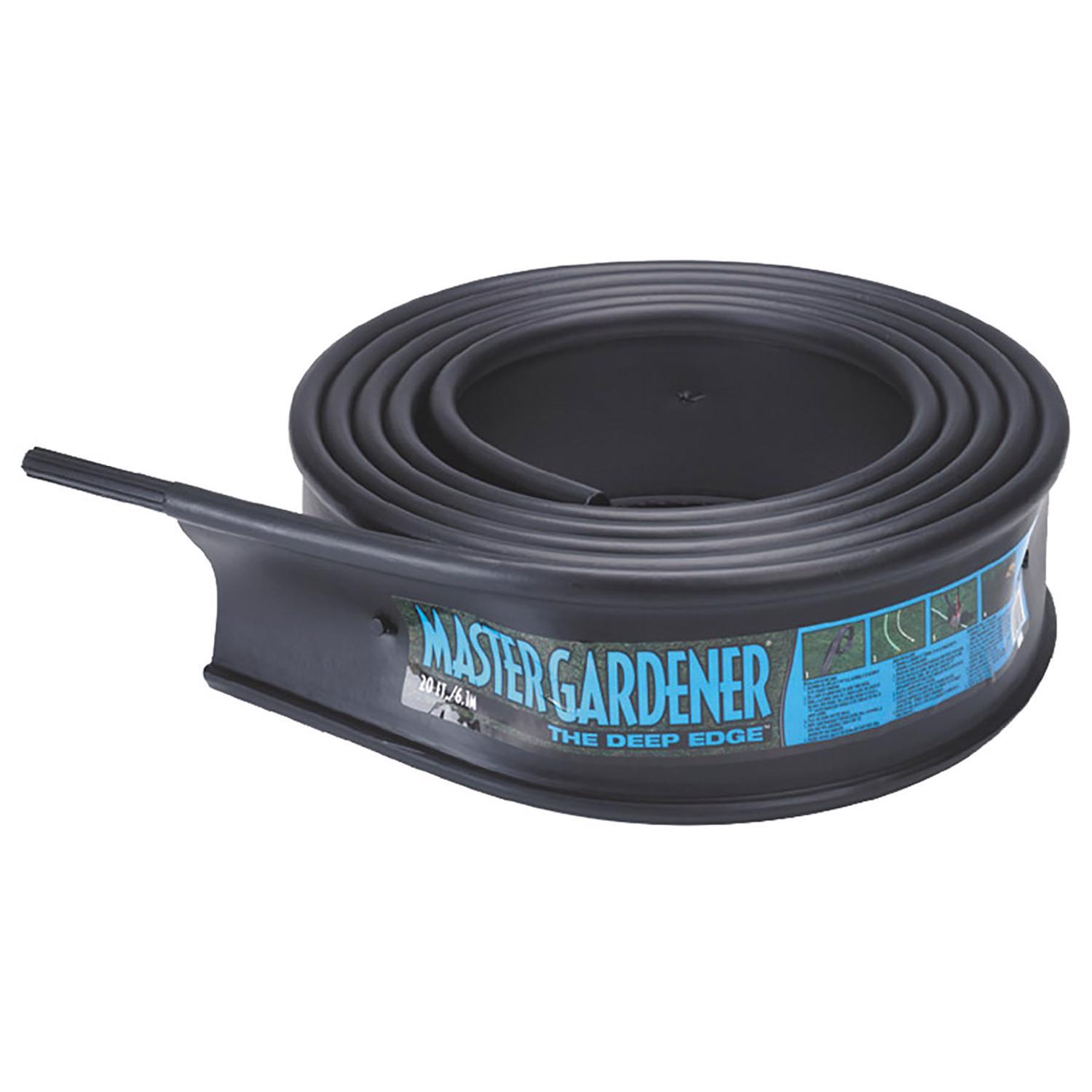 Master Mark Master Gardener 20 ft. L X 6 in. H Plastic Black Coiled
