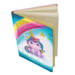 Crystal Art Craft Buddy Unicorn Smile Notebook Kit Multicolored