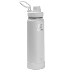 Takeya Actives 24 oz Arctic BPA Free Double Walled Water Bottle with Spout Lid