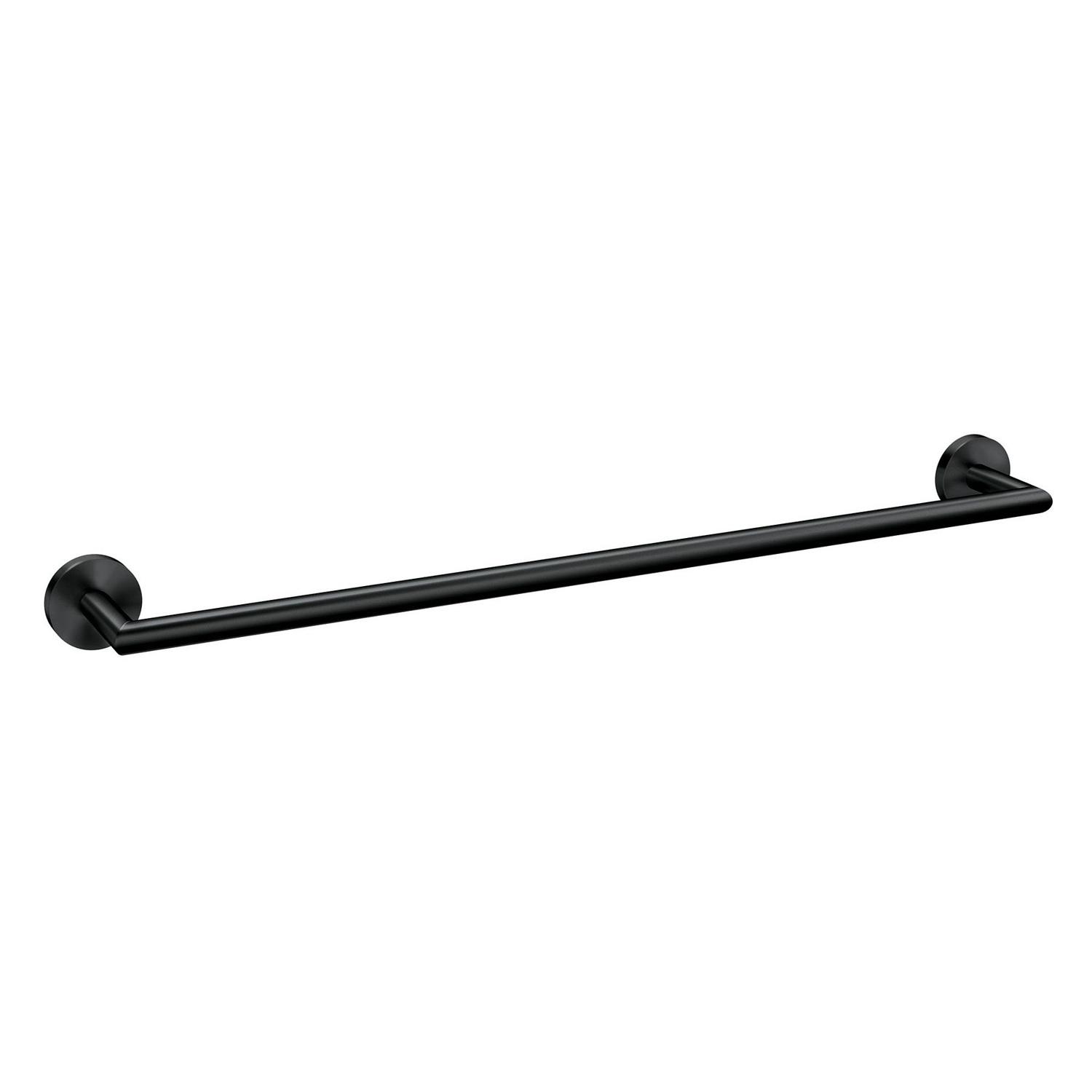 Photos - Other Decoration Moen Arlys Matte Black Towel Bar 24 in. L Zinc Y5724BL 