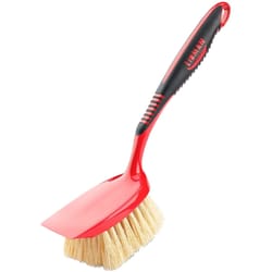 Libman 3.5 in. W Hard Bristle Plastic/Rubber Handle Scrub Brush