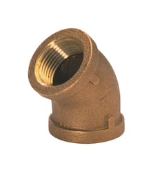 JMF Company 1 in. FPT 1 in. D FPT Red Brass 45 Degree Elbow