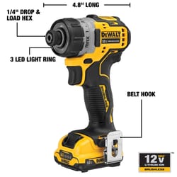 DeWalt 12V MAX Brushless Cordless Powered Screwdriver Kit