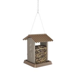 North States Wild Bird 4.25 lb Plastic Hopper Bird Feeder 2 ports