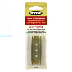 Hyde 2-1/2 in. W High Carbon Steel Double Edge Scraper Blade