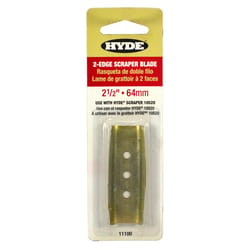Hyde 2-1/2 in. W High Carbon Steel Double Edge Scraper Blade