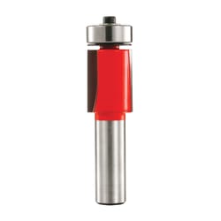 Freud 3/4 in. D X 3/4 in. X 3-1/8 in. L Carbide Tipped Downshear Helix Flush Trim Router Bit