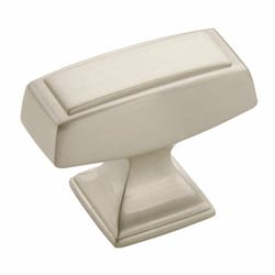 Amerock Mulholland Collection Cabinet Knob 1-1/8 in. Satin Nickel 1 pk