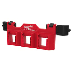 Milwaukee PACKOUT Tool Box Attachment M18 Battery Rack Black/Red