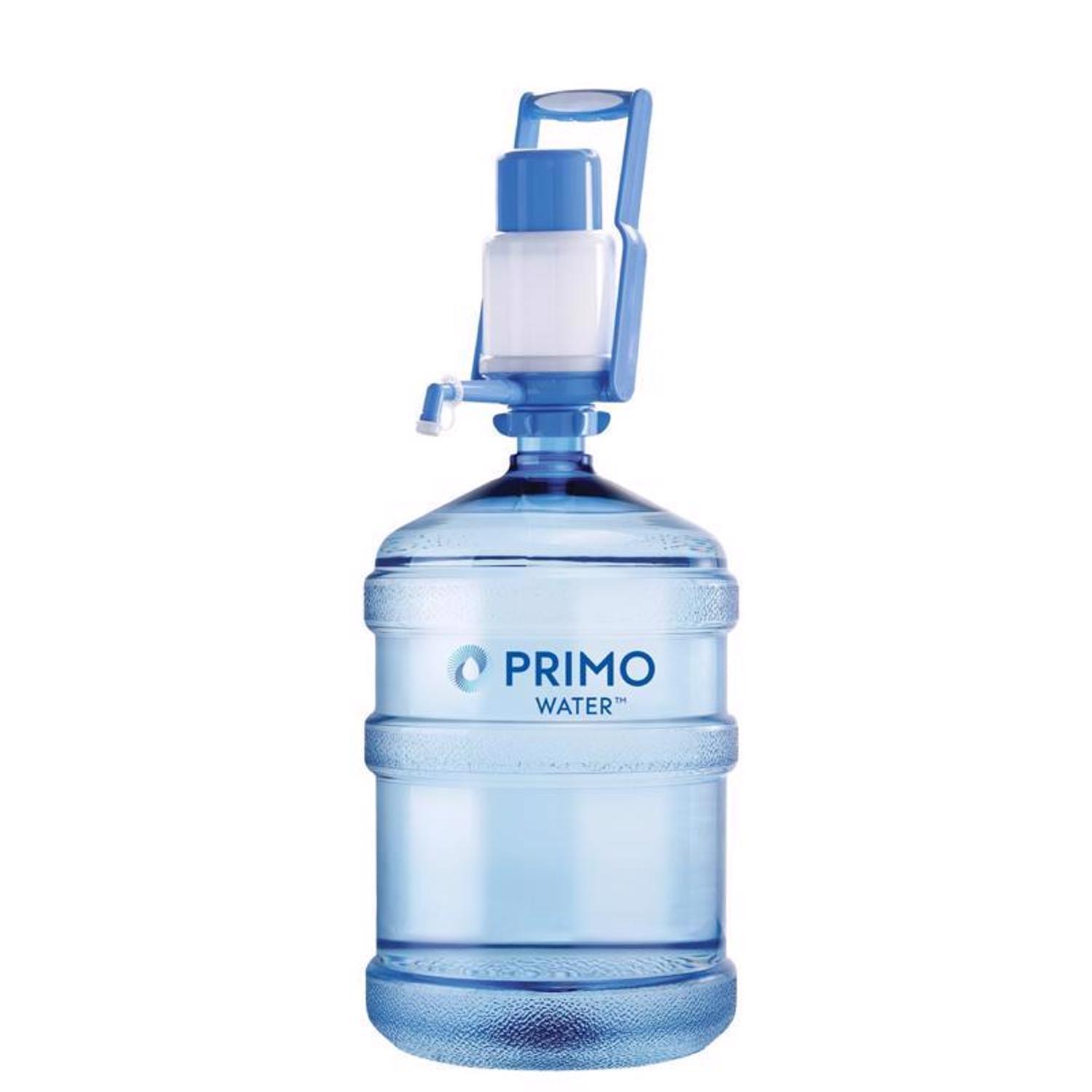 primo water portable/manual 3 - 5 gal white water bottle pump w/handle plastic