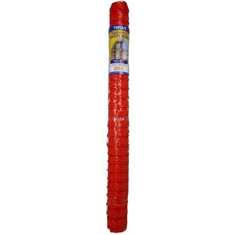 Tenax Beacon Plus 4 ft. H X 50 ft. L Polyethylene Safety Fence Orange