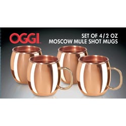 OGGI 2 oz Copper/Gold Stainless Steel Moscow Shot Mug