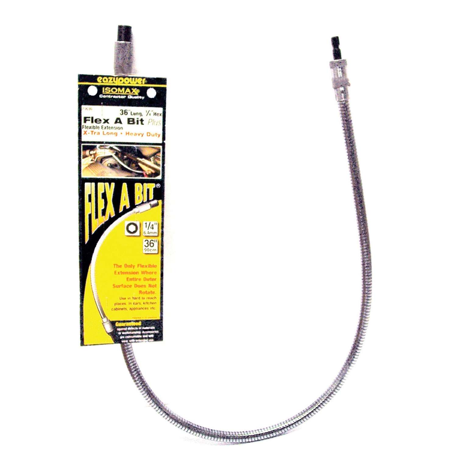 Eazypower Isomax 36 in. Steel Flexible Screwdriver Extension 1/4 in