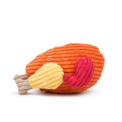 Allure Products Huggle Hounds Orange Plush Giblets Turkey Dog Toy 1 pk